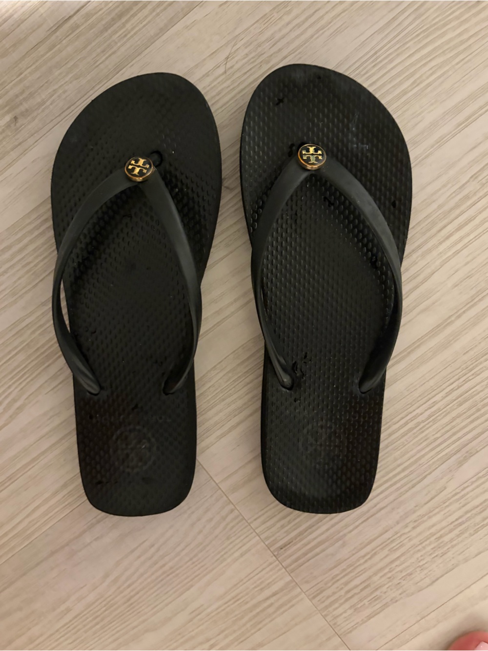 Tory Burch Black Flip Flops